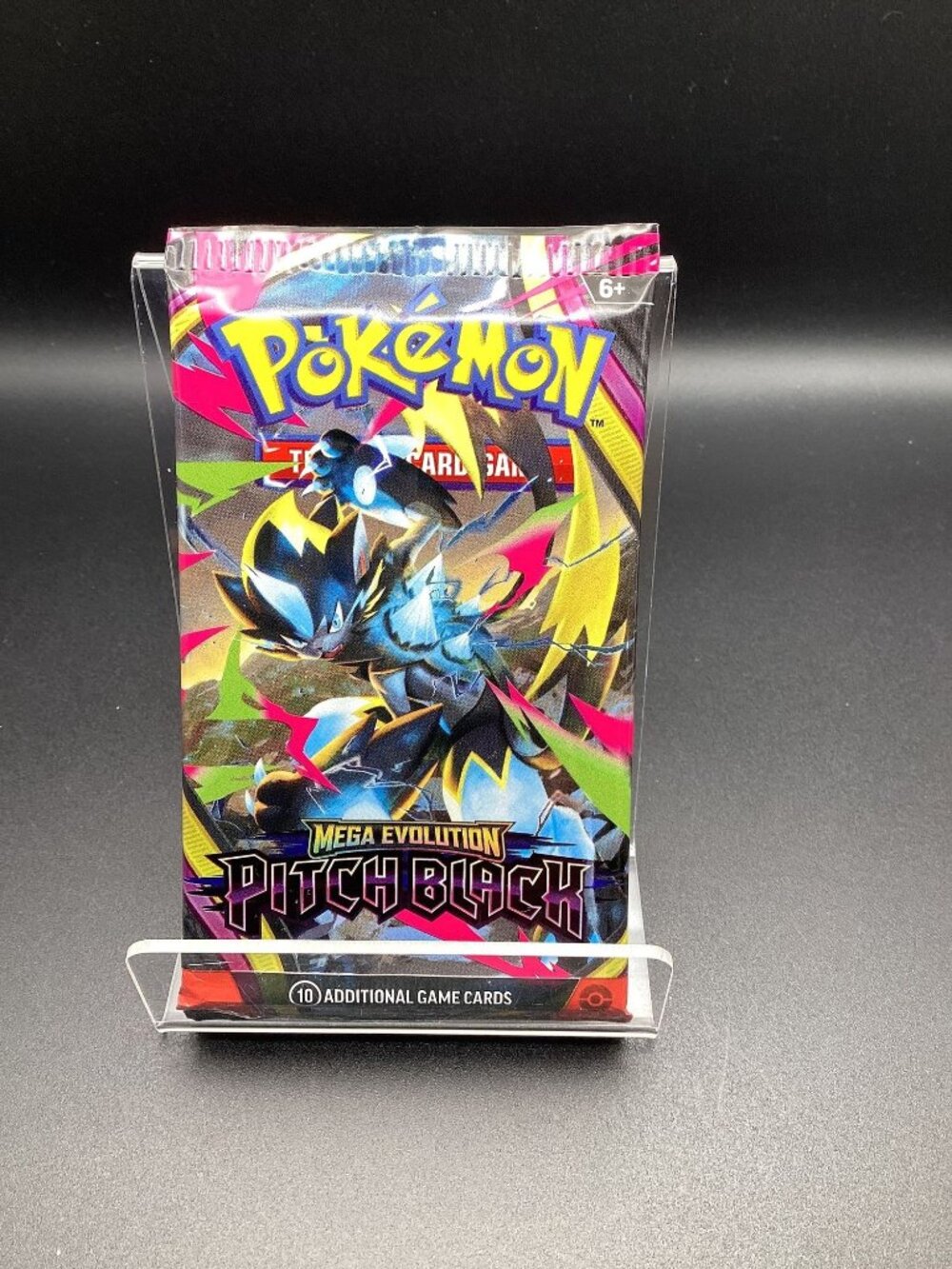 Pokemon TCG Mega Evolution Pitch Black Booster Pack NEW Sealed Collector's Item!